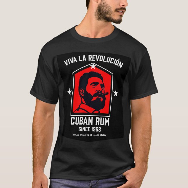 Kuba Libre Rum Drinkers Revolution T-Shirt (Vorderseite)