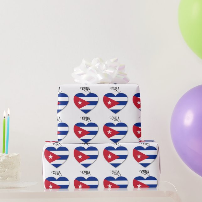 Kuba-Liebe Geschenkpapier (Partygeschenke)