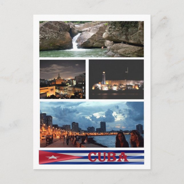 Kuba - Mosaik - Postkarte (Vorderseite)
