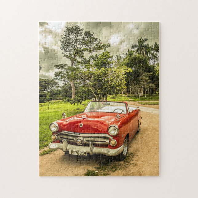 Kuba Oldtimer Klassiker Puzzle (Vertikal)
