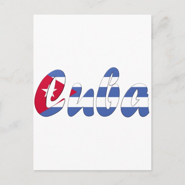 Kuba Postkarte (Vorderseite)