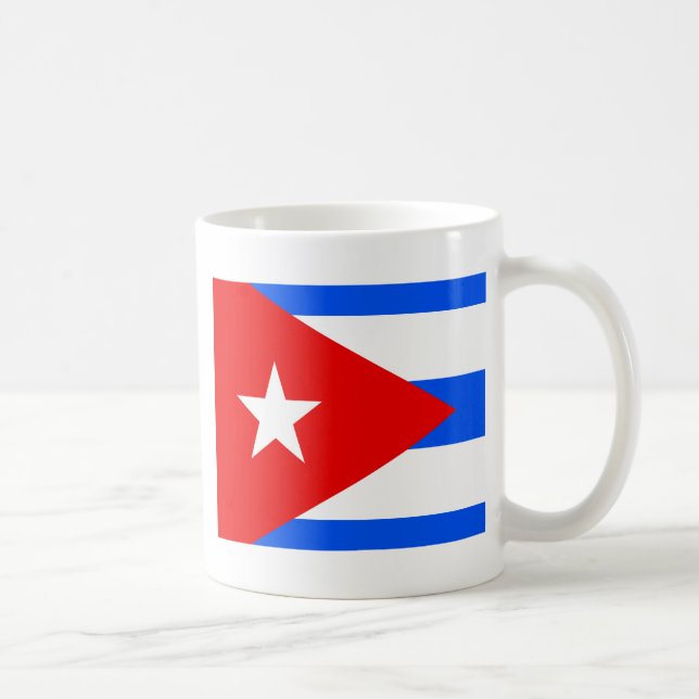 Kuba-Qualitäts-Flagge Tasse (Rechts)