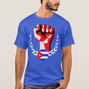 Kuba Revolution Handfeuerflaggenrevolution T-Shirt