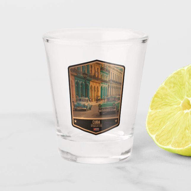 Kuba Schnapsglas (Vorderseite)