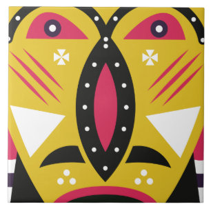 kuba Stammes- Fliese