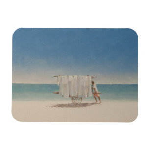 Kuba-Strand-Verkäufer 2010 Magnet