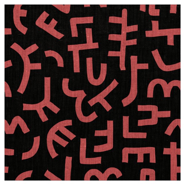Kuba Style Pattern 121019 - Tropisches Rosa auf sc Stoff (Muster)