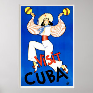 Kuba Südamerika Havanna Welt Reiseplakat Poster