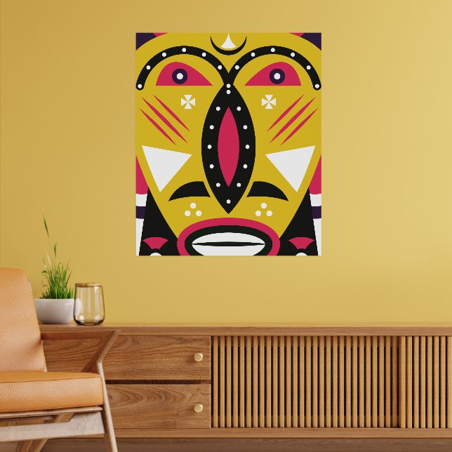 Kuba Tribal Poster (Wohnzimmer 2)