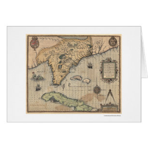 Kuba- u. Florida-Karte 1591