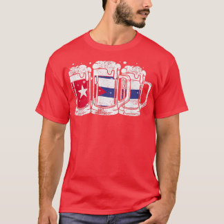 Kuba und die Freude, etwas Bier zu trinken T-Shirt