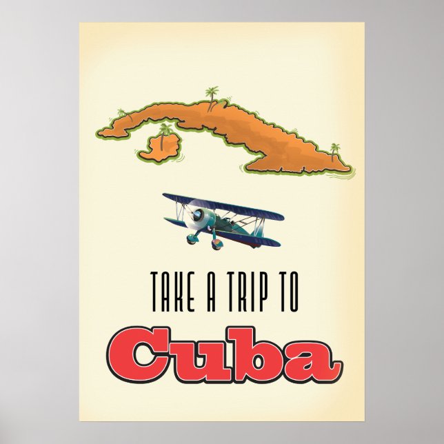 Kuba Urlaubsposter Poster (Vorne)