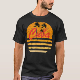 Kuba Vintag Retro 70er Throwback Surf T T-Shirt