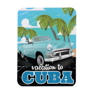 Kuba-Vintage-Autovermietung Magnet