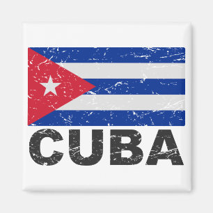 Kuba Vintage-Flagge Magnet