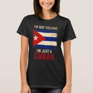Kuba Yelling Kuban Flag Havana T-Shirt