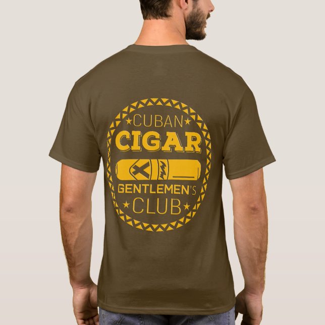 KUBAN CIGAR CLUB VON EKLEKTIX T-Shirt (Rückseite)