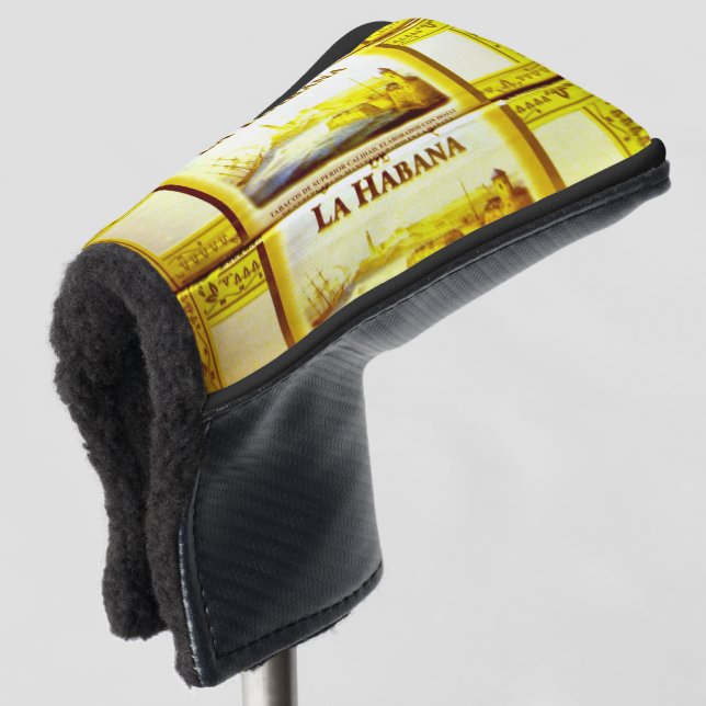 Kuban La Habana Cigars | Putter Cover Golf Headcover (3/4 Vorderseite)