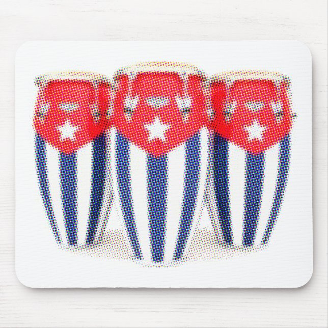 Kubanische Congas Mousepad (Vorne)