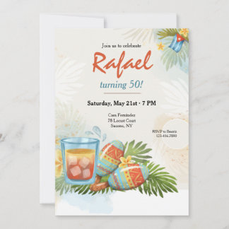 Kubanische Feier  Einladung