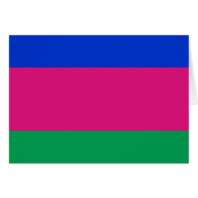 Kubanische Flagge (Vorderseite (Horizontal))