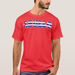Kubanische Flagge Abuelo T-Shirt für hispanischen