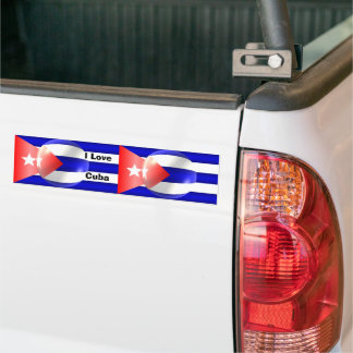 kubanische Flagge Autoaufkleber