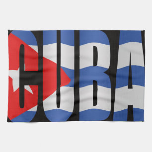 kubanische Flagge Geschirrtuch