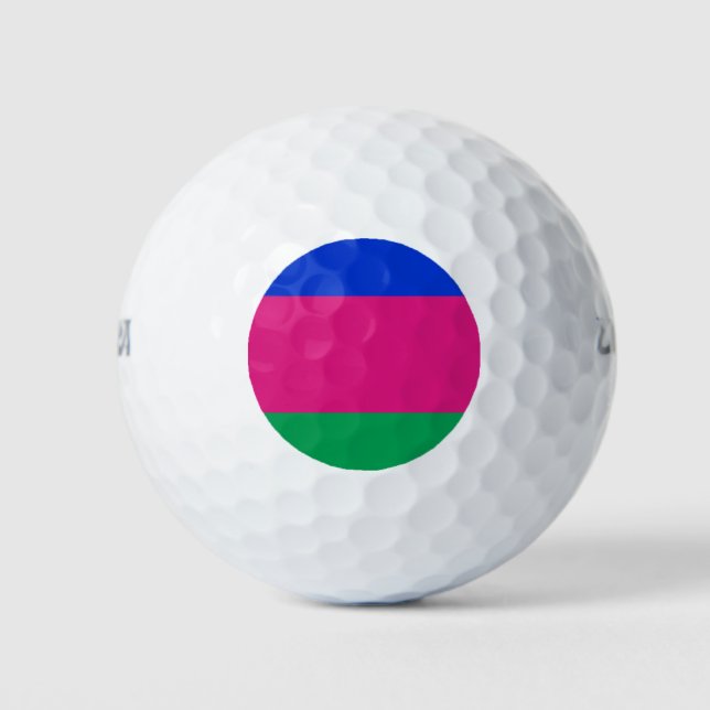 Kubanische Flagge Golfball (Vorderseite)