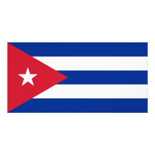 kubanische Flagge, Havanna, Fidel Castro, Che Guev Fotodruck