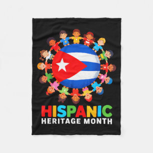 Kubanische Flagge Hispanic Heritage Month Kuba Jun Fleecedecke