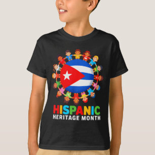 Kubanische Flagge Hispanic Heritage Month Kuba Jun T-Shirt