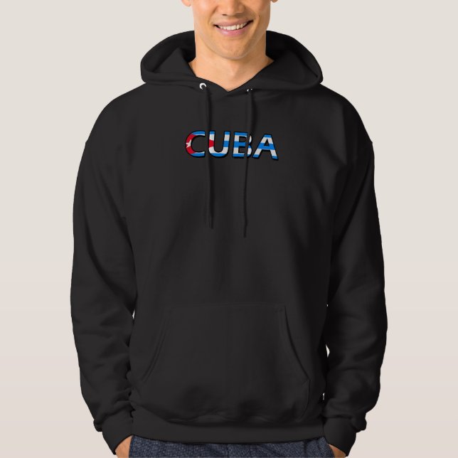 kubanische Flagge Hoodie (Vorderseite)