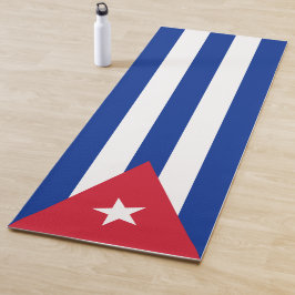 kubanische Flagge (Kuba) Yogamatte