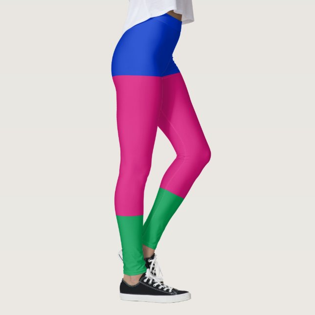 Kubanische Flagge Leggings (Rechts)