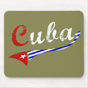 kubanische Flagge Mousepad
