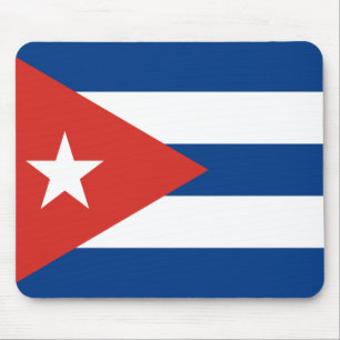 Kubanische Flagge Mousepad