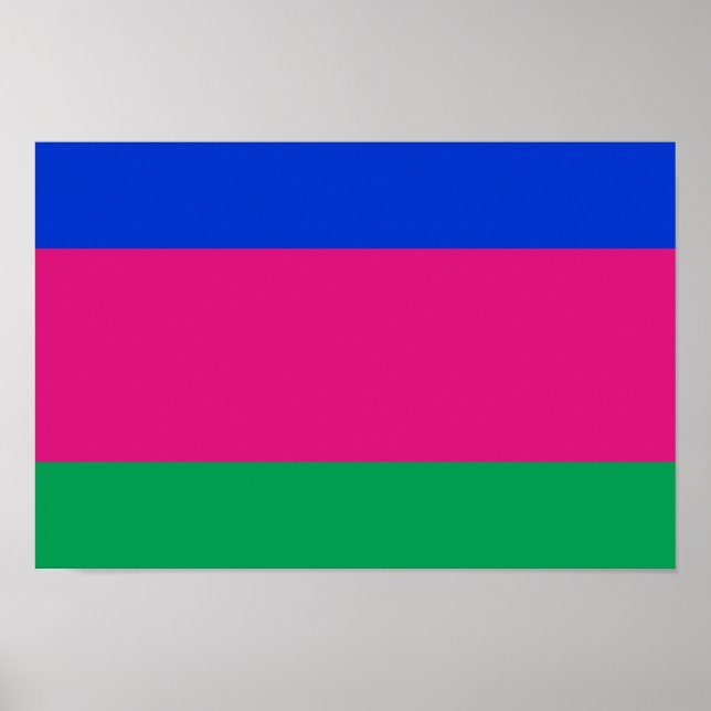 Kubanische Flagge Poster (Vorne)