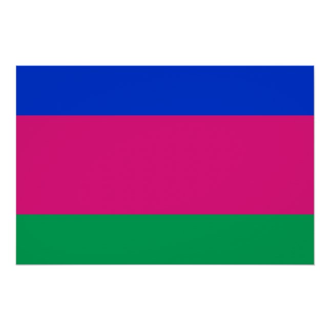 Kubanische Flagge Poster (Vorderseite)