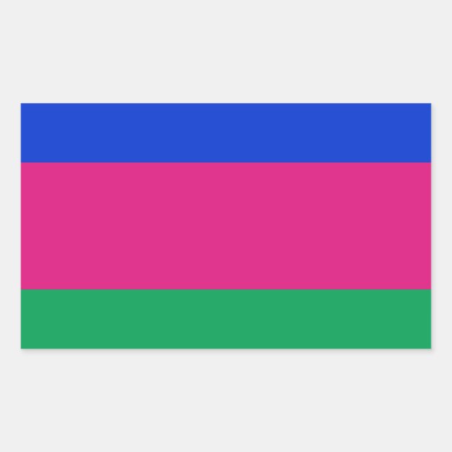 Kubanische Flagge Rechteckiger Aufkleber (Vorderseite)