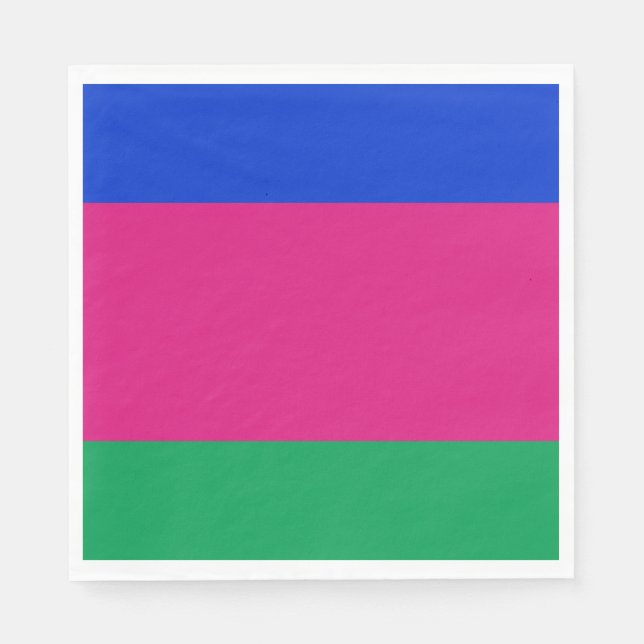 Kubanische Flagge Serviette (Vorderseite)