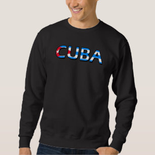 kubanische Flagge Sweatshirt