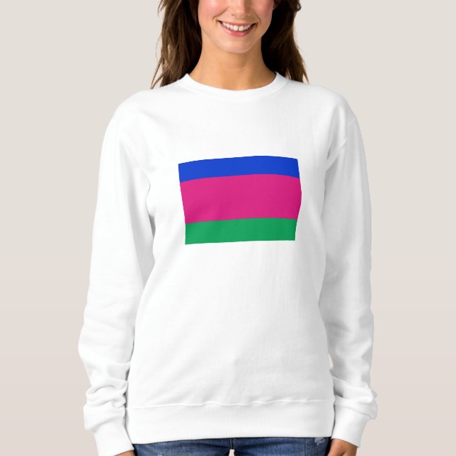 Kubanische Flagge Sweatshirt (Vorderseite)