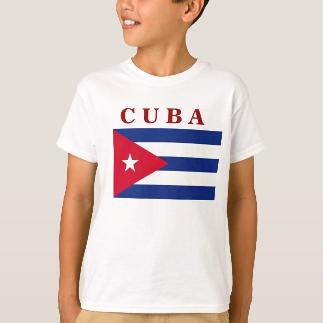kubanische Flagge T-Shirt (Vorderseite)