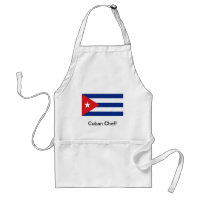 Kubanische Flaggen-Kochs-Schürze