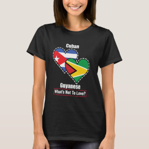 kubanische Guyaner Herzfahnen, was nicht zur Liebe T-Shirt