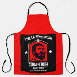 Kubanische Libre Rum Drinkers Revolution Schürze