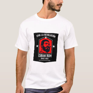Kubanische Libre Rum Trinker Revolution  T-Shirt