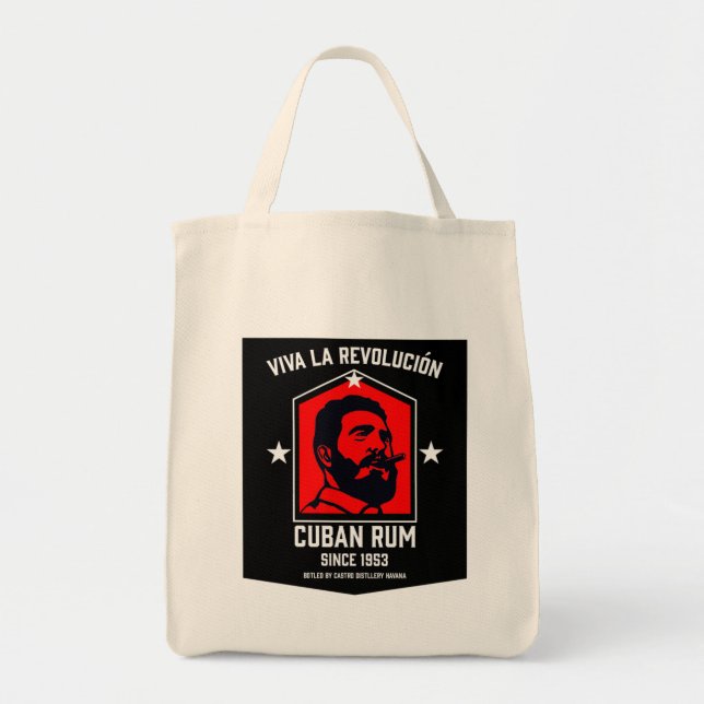 Kubanische Libre Rum Trinker Revolution  Tragetasche (Vorne)