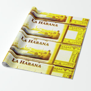 Kubanische Zigarren   La Habana   Schleifpapier Geschenkpapier